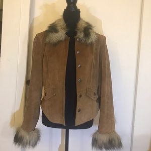 I.N.C. Cropped Leather Jacket